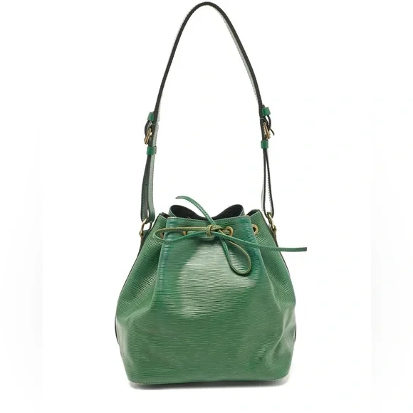 LOUIS VUITTON green epi leather NOE bucket bag - Picture 3 of 9